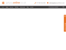 Tablet Screenshot of getyouonline.co.uk